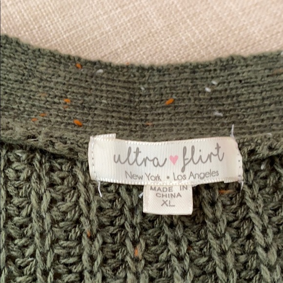NWOT Olive green Cardi - Picture 3 of 6